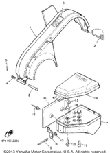 Pin, Clevis 1988 SRV (SR540M) 91701-06082-00