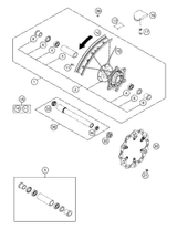 KTM RIM FRONT 1,6X21'' BLACK 2019 250 XC 7810907000030