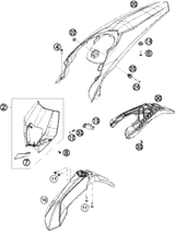 KTM RIM FRONT 1,6X21'' BLACK 2022 300 XC-W TPI Chassis 7810907000030