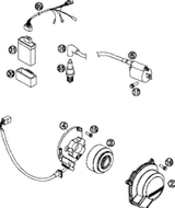 KTM OUTPUT CYLINDER CPL. 2016 65 SX 47132061044