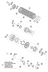 KTM SLAVE CYLINDER CPL. LC8   08 2014 1190 ADV ORG 60032061244