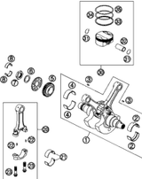 KTM SLAVE CYLINDER CPL. LC8   08 2015 1290 ADV WHITE 60032061244
