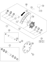 KTM TOP TRIPLE CLAMP X=22MM OR 2020 500 EXC-F SIX DAYS 7720103402204