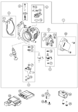 KTM Top triple clamp X=22 mm 2019 2021 250 XC TPI Chassis 7910103402230