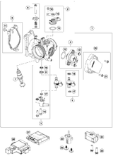 KTM Top triple clamp X=22 mm 2019 2021 250 XC-F Chassis 7910103402230