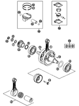 KTM TOP TRIPLE CLAMP X=22MM OR 2020 300 XC-W TPI SIX DAYS 7720103402204