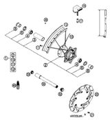 KTM BRAKE DISC FRONT D=260MM 03 2004 450 SX Racing 54809060100