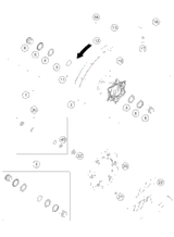 KTM BRAKE DISC FRONT D=260MM 03 2003 200 MXC 54809060000
