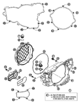 KTM RADIATOR LEFT ''VW1595''  08 08 2010 200 XC-W 54835007200