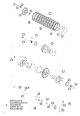 KTM SLAVE CYLINDER CPL. LC8 DOT 2019 1290 SUPER ADVENTURE S ORANGE 60032061344
