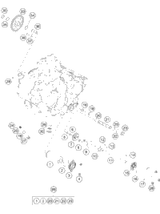 KTM INSTRUMENTS BRACKET CPL. 2014 1290 SD-R ORG 6130104304433