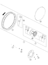 KTM DRIVETRAIN KIT XC-F 14Z/50Z ON DEMAND 2018 350 XC-F 00050002067