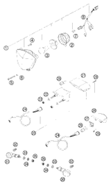KTM HAND BRAKE CYLINDER CPL. SX 06 06 2008 450 SX-F 54813001200