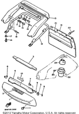 Screw, Bind (98902-08025-00) 1993 VENTURE XL (VT480T) 98980-08025-00