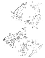 KTM Lock kit cmpl. 2021 690 ENDURO R Chassis 76911066044