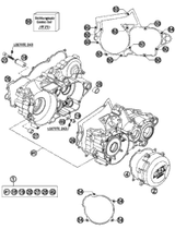 KTM PISTON CPL. 250 2 RINGS  05 05 2008 250 XC-WE 54830007200 II