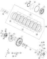 KTM Radiator right NEW PART 2019 250 XC-F 79535008100