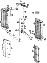 KTM INTERMEDIATE FLANGE 250/300 07 07 2015 300 XCW SIXDAYS 54837001200