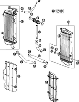 KTM INTERMEDIATE FLANGE 250/300 07 07 2015 250 XC-W 54837001200