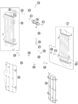 KTM INTERMEDIATE FLANGE 250/300 07 07 2014 300 XCW 54837001200