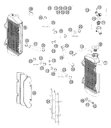 KTM INTERMEDIATE FLANGE 250/300 07 07 2010 250 XC 54837001200