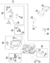 KTM SPEEDOMETER DIGITAL KM/H 21'' 2016 250 FREERIDE 81314069100