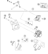 KTM HAND BRAKE CYLIND.CPL.50 LC 02 02 2009 50 SX Junior USA 45113101044