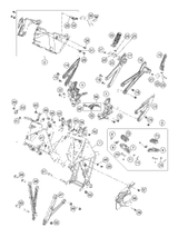 KTM Front rider's seat CPL 2021 690 ENDURO R Chassis 76907040000