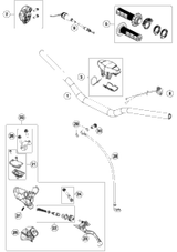 KTM TOP TRIPLE CLAMP 54MM    07 07 2009 690 Duke Orange 7500103403201S