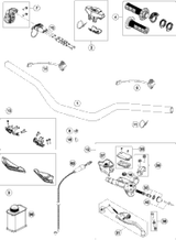 KTM MASTER CYLINDER CPL. 2024 500 EXC SL Engine 54802030144