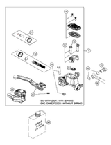 KTM MASTER CYLINDER CPL. 2021 300 XC-W TPI Chassis 54802030144