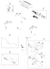 KTM MASTER CYLINDER CPL. 2021 500 EXC-F SIX DAYS Chassis 54802030144