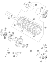 KTM PISTON + O-RING + BALL 27MM 2005 250 SXS & 59032066000