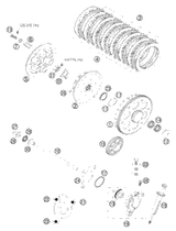 KTM PISTON + O-RING + BALL 27MM 2004 400 EXC Racing 59032066000