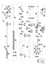 KTM assembly lower triple clamp GDC 2022 200 DUKE, Orange Chassis 93001032133