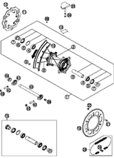KTM RIM REAR 2,15X18'' BLACK 2016 500 EXC SIXDAYS 7811007010030