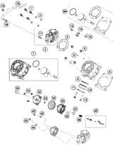 KTM REAR WHEEL HUB CPL. 65SX 2016 2016 2018 65 SX MINI 46310010044