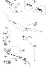 KTM HAND BRAKE CYL. CPL.   2012 2012 2013 65 SX 46213001000