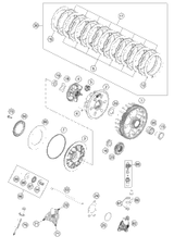 KTM CLUTCH KIT 350 SX-F 11-15 11-14 2015 250 XC-F 78132010010