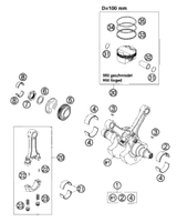 KTM INNER CLUTCH HUB CPL.    03 03 2008 950 Super Enduro R 60032002000