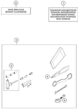 KTM HAND BRAKE CYLINDER CPL. SX 09 09 2013 350 SX-F 77013001044