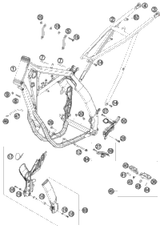 KTM HAND BRAKE CYLINDER CPL. SX 09 09 2013 350 XCF-W 77013001044