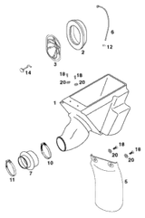 KTM FRONT RIM 1,6X21'' EXCEL AL4 1994 125 SX 54609070100