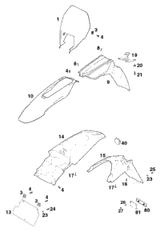 KTM FRONT RIM 1,6X21'' EXCEL AL4 1995 125 SX 54609070100
