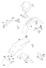 KTM FRONT RIM 1,6X21'' EXCEL AL4 1997 620 EGS 54609070100