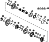 KTM PISTON II CPL. 64MM 200  2004 2005 125 SX 52330007300 II