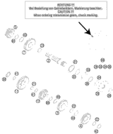 KTM PISTON II CPL. 64MM 200  2004 2004 125 EXC 52330007300 II