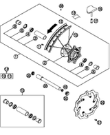 KTM RIM FRONT 1,6X21'' BLACK 2016 500 EXC SIXDAYS 7810907010030