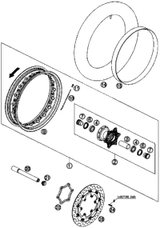 KTM CALIPER FRONT WITHOUT PADS 2013 690 Duke Black ABS 7501301510101