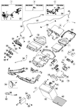 KTM BRAKE CALIPER REAR W/O PADS BL 2017 1290 SUPER DUKE GT GREY 6131308000158
